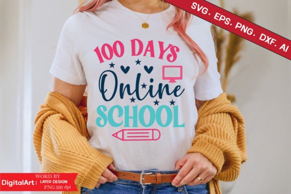 100 Days Online School: Graphics for T-Shirt Designs