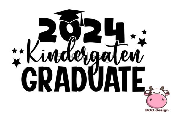 2024 Kindergarten Grad SVG for Crafts & Graphics