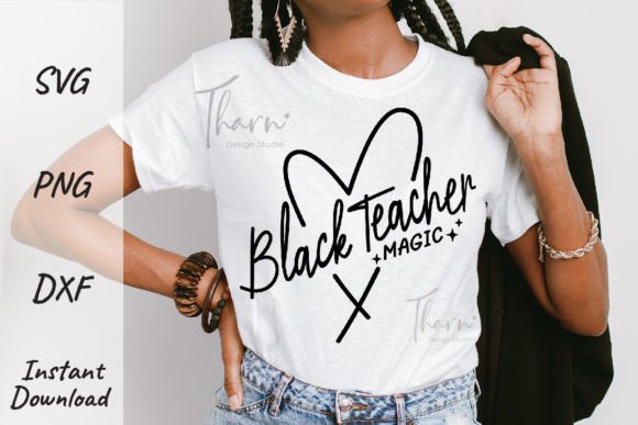 Black History Teacher Svg: Graphics for T-Shirt Designs