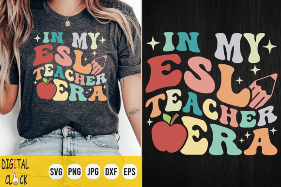 ESL Teacher Era Graphics for T-Shirt Designs