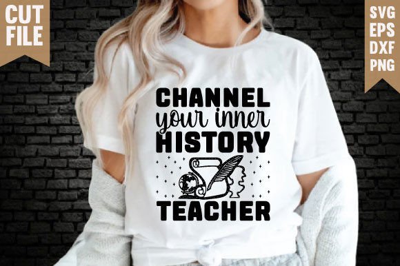 History Teacher SVG: Graphics for T-Shirt Designs