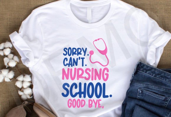 Nursing School Svg: Graphics for T-Shirt Designs