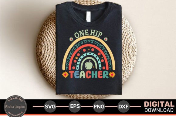 One Hip Teacher Easter SVG: Graphics for T-Shirt Designs