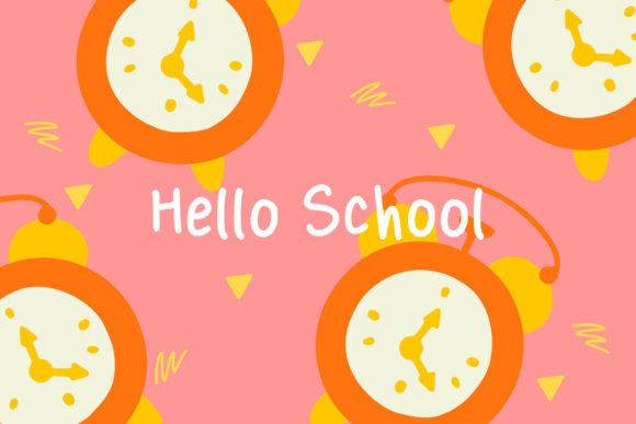 Pink Alarm Clock Graphics & Backgrounds Review