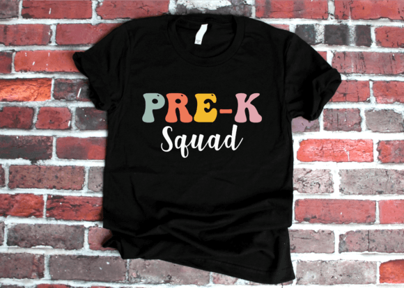Pre-k Squad 100 Days Graphics for T-Shirt Designs
