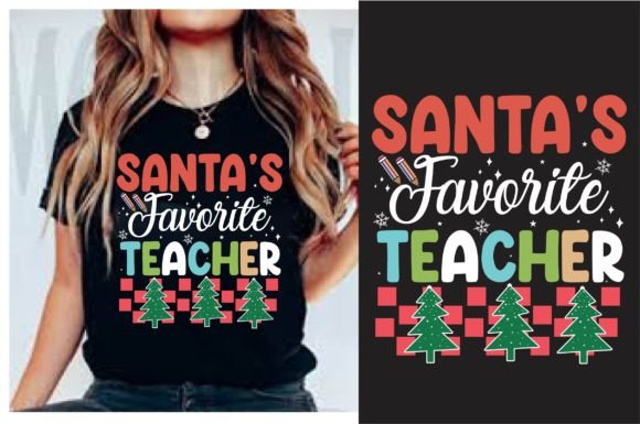 Reviewing Santa’s Favorite Teacher Retro Design