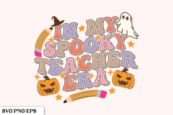 Spooky Era Teacher SVG: Graphics for T-Shirt Designs