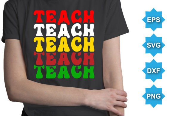 Teach Merry Xmas Teacher Shirt Graphics