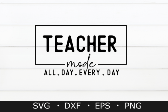 Teacher Mode SVG: Graphics for Crafts